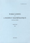 Publications de l'Institut Mathematique
